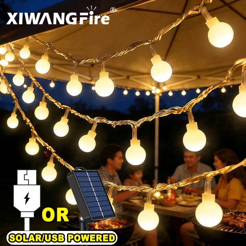 Garden Lighting Decor - Светодиодные гирлянды 3-10 м на солнечных