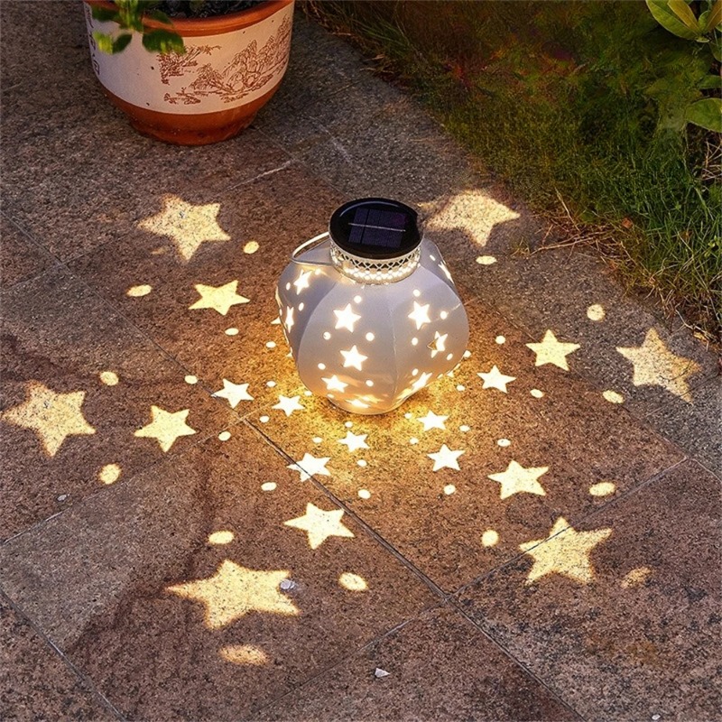 Garden Lighting Decor - Садовый проектор-фонарь на солнечной батарее, подвесной