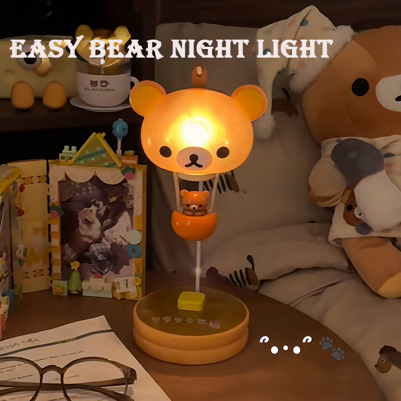 Bedroom Lighting Decor Ideas - Rilakkuma воздушный шар ночник с деревянным