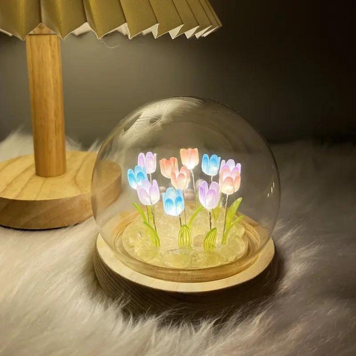 Bedroom Lighting Decor Ideas - 1 шт., ночник-тюльпан ручной работы, подходит