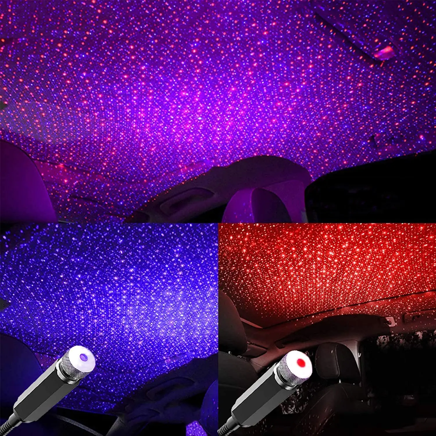 Star Projector Night - Романтический светодиодный ночник «Звездное небо» 5В