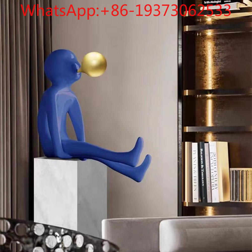 Lighting Decoration - Скульптура-фигура для входа, выдувающая пузыри, в