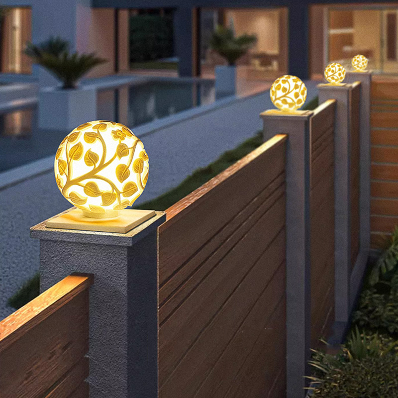Garden Lighting Decor - Уличные колонные светильники, солнечные светодиодные колонные
