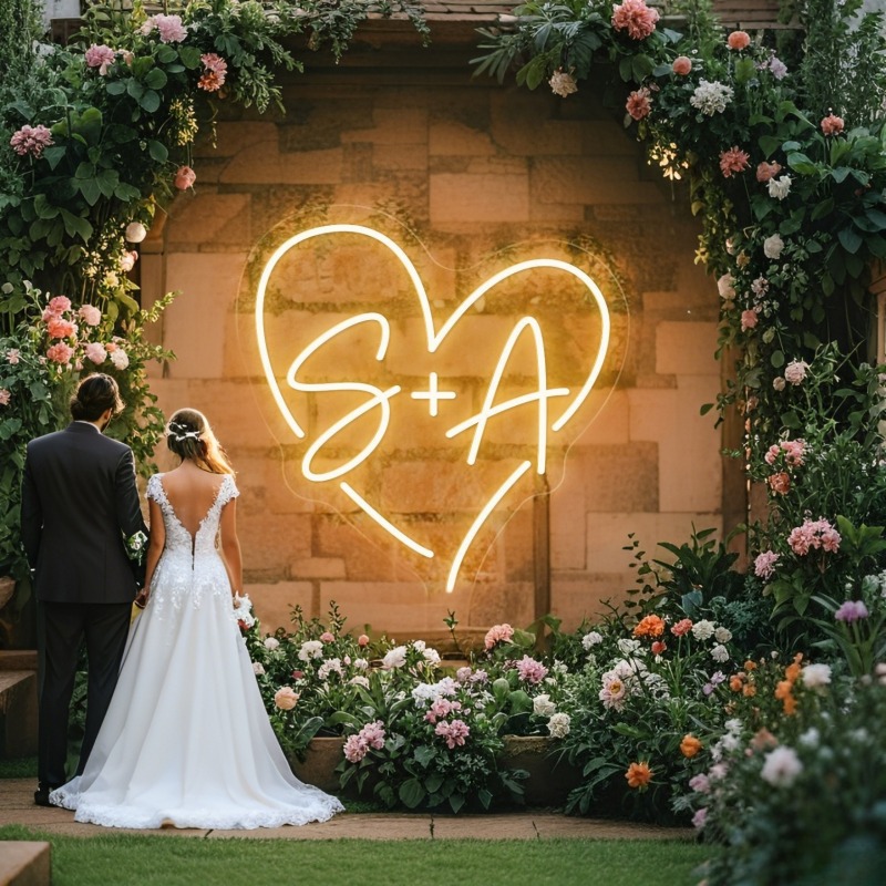 Lighting Decor Ideas - Светодиодная неоновая вывеска в форме сердца