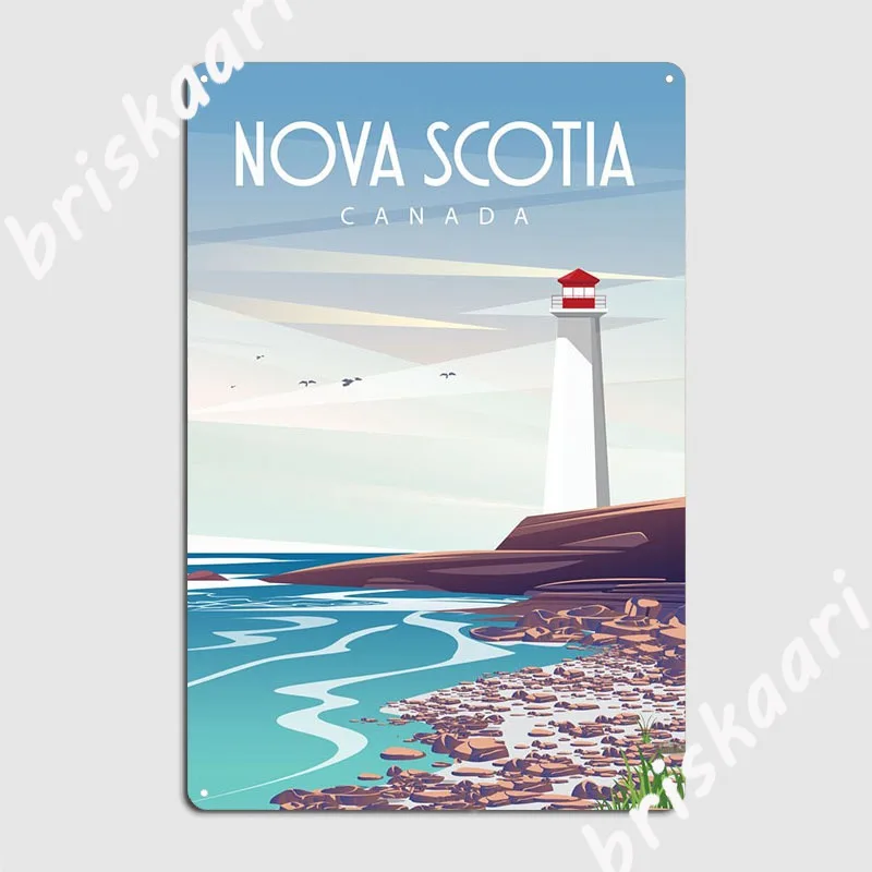Nova Decor & Lighting Vase Glass Brun 26Cm - Металлический знак Nova Scotia, дизайн клуба,