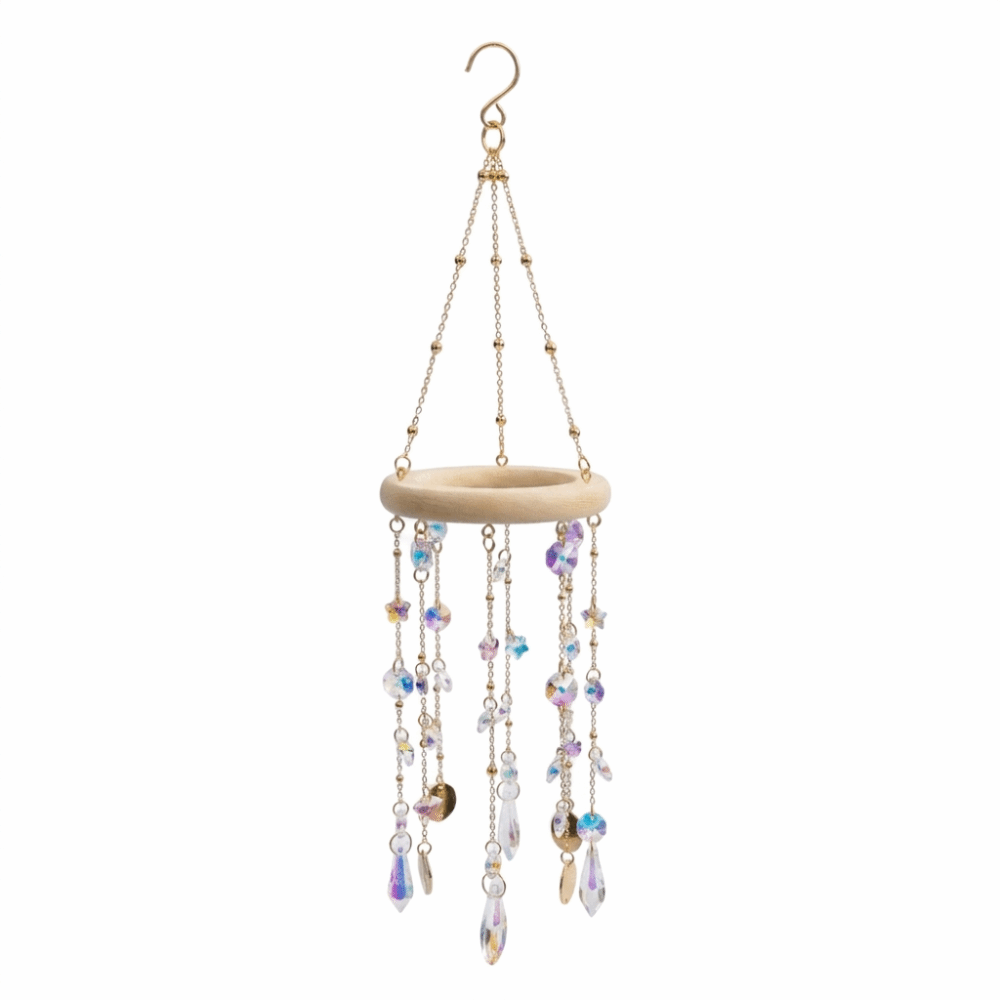 Outdoor Lighting Decor Ideas - Идея для подарка: Подвесной кристаллический солнечный
