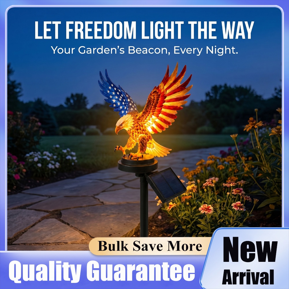 Yard Lighting Decor - Солнечные садовые светильники в форме орла,