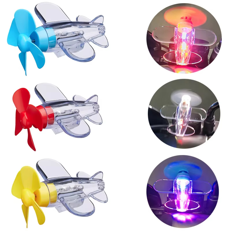 Lighting Decor Ideas - Светодиодный самолет с питанием от ветра,