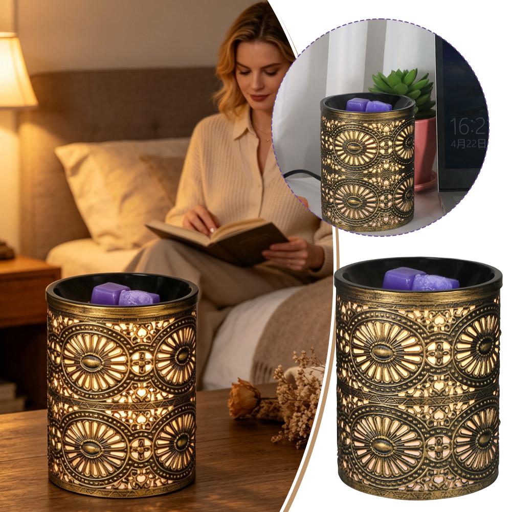 Lighting Decoration - Новый ароматный ночник: золотой геометрический железный