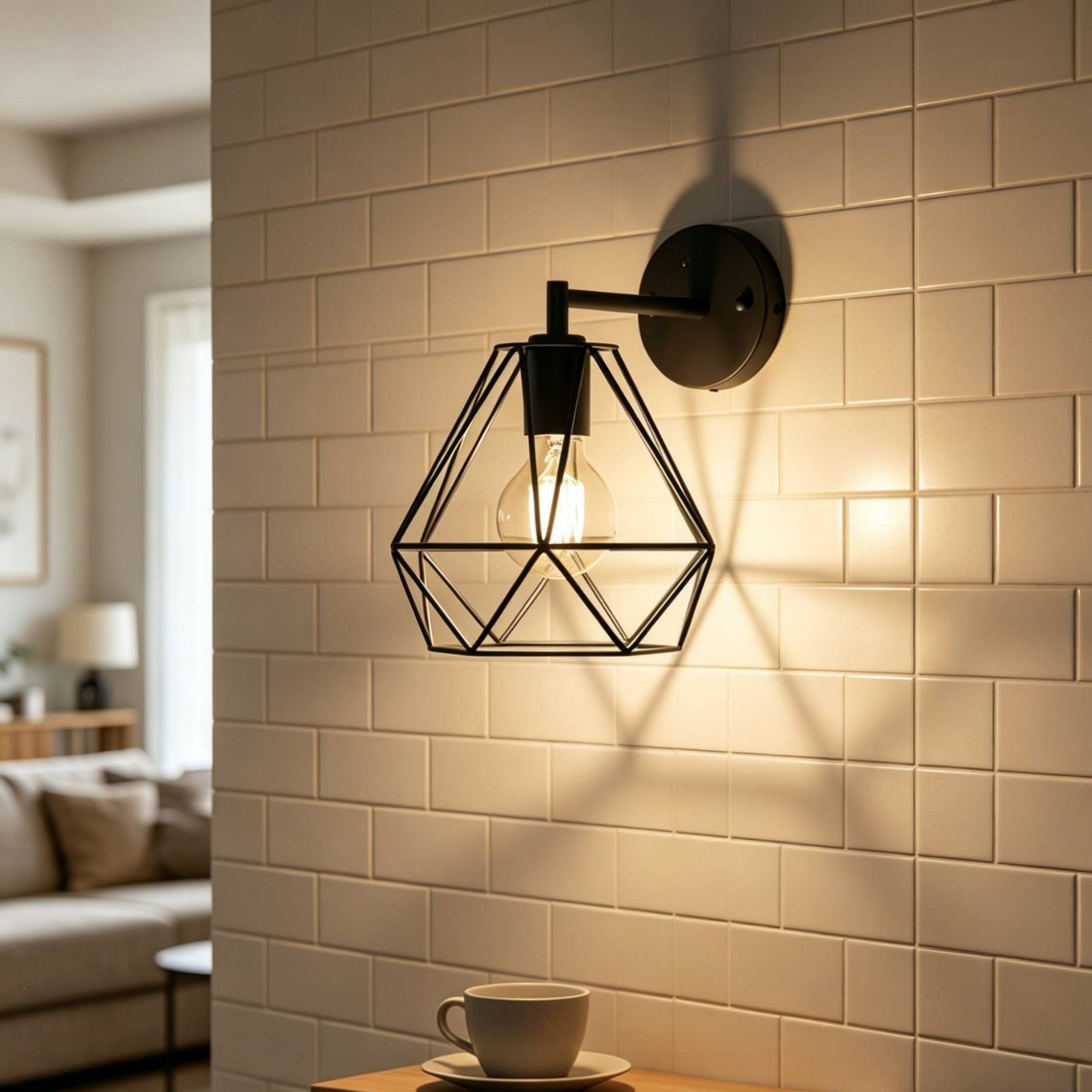 Абажур в форме ромба, минимали – обзор и цена Geometric Lamp Shade