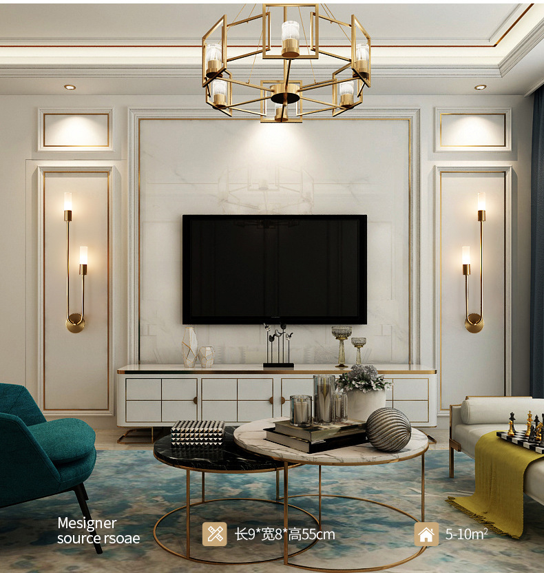 Ретро-светильник для гостиной, – обзор и цена Lighting Decoration