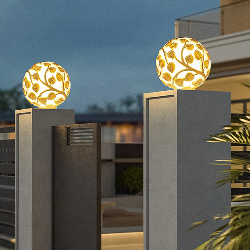Уличные колонные светильники,  – обзор и цена Garden Lighting Decor