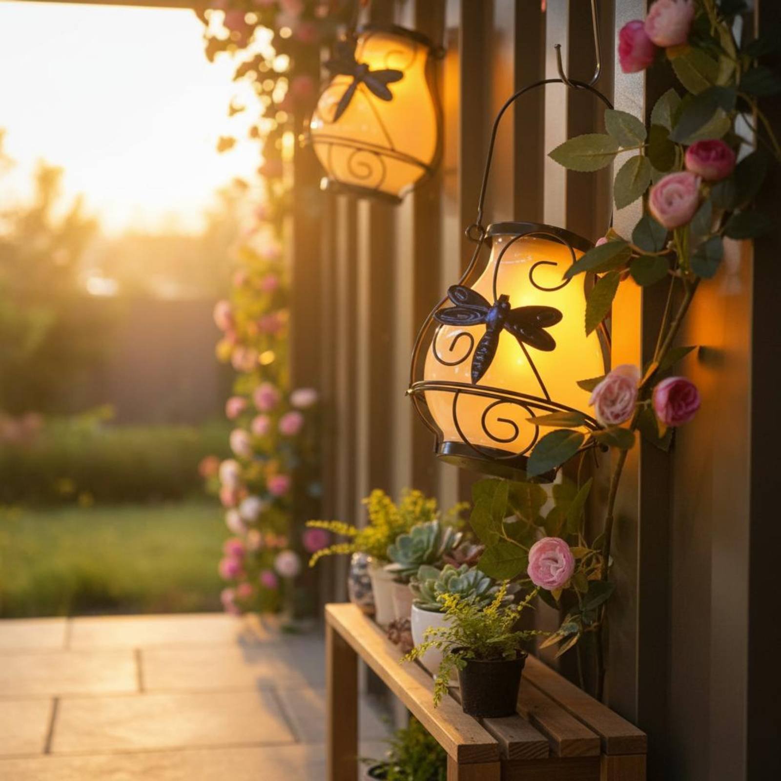 Солнечный фонарь-бабочка, водо – обзор и цена Garden Lighting Decor