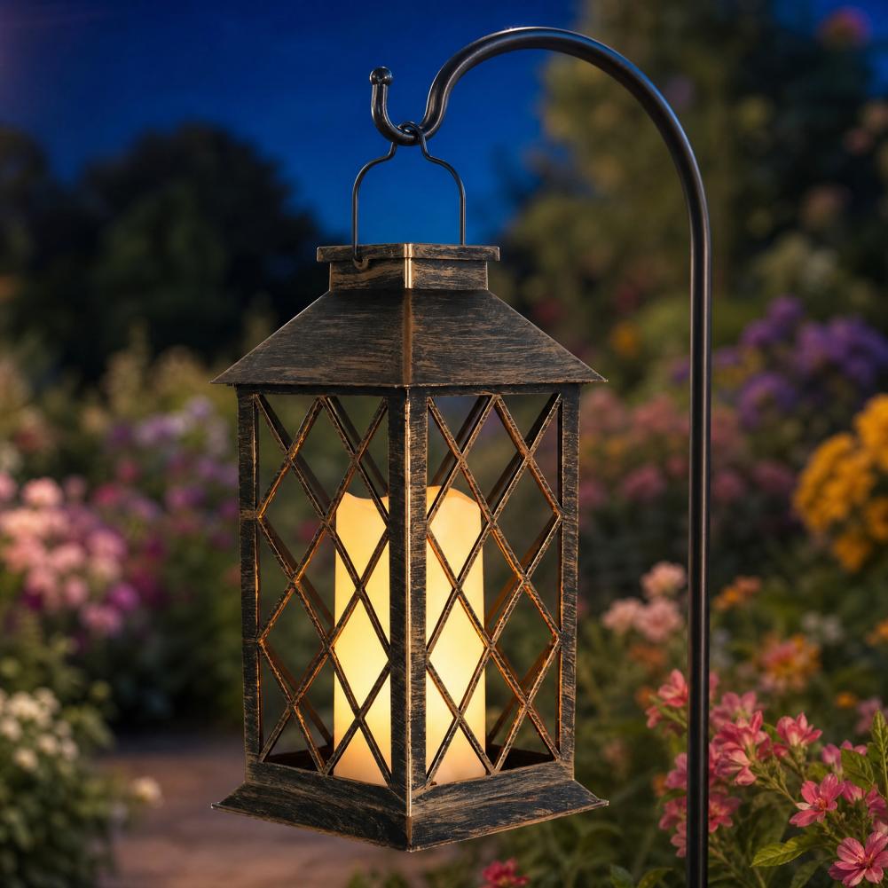 Ретро-фонарь на солнечных бата – обзор и цена Yard Lighting Decor